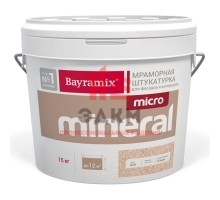 Bayramix Micro Mineral / Байрамикс Микро Минерал мраморная огнезащита с мелкой фракцией 15 кг