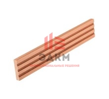 Торцевая доска, 2000*50*10мм, цвет ROWAN (Рябина)