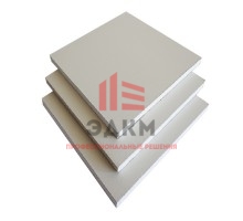 Гипсокартон с ПВХ покрытием 3000х1200х12,5 мм белый RAL 9010