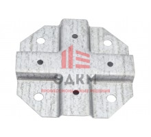 Краб-система Крепче Х-образный, цинк, 20x20 мм, 50 шт.