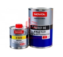 Грунт Novol PROTECT 310 HS 2К акрил. банка 1л с отвердителем 0.2л серый X6122122