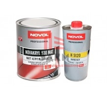 Лак NOVOL NOVAKRYL 530 MAT 2К акриловый, 2+1, банка 1л + отвердитель 0.5 л 38335