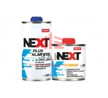 Акриловый сверхпрочный лак NOVOL NEXT PLUS KLAR 8100 2К 2+1, быстрое высыхание, 0.5 л 90891-90904
