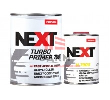 Акриловый грунт NOVOL next turbo 7000 быстросохнущий 4+1 мм, черный 2,8+ отв. h7000/7100 0,7л 90894-90900