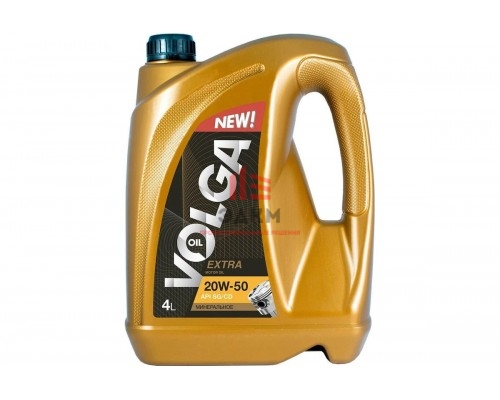 Моторное масло Волга-Ойл SUPER SAE 20W-50, API SG/CD, 4 л