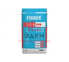 Цементная финишная шпатлевка Dauer Finner Exter 41W белая, 20 кг