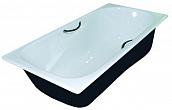 Ванна чугунная эмалированная Классик в комплекте