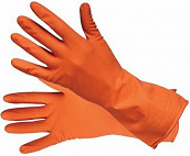 Перчатки хозяйственные латексные