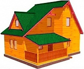 Проект дома-53 из бруса