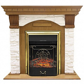 Каменные порталы для камина Royal Flame Dublin арочные скальные белые под очаг Majestic FX / Fobos FX