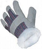 Перчатки комбинированные утепленные