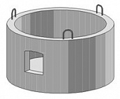 Кольцо колодезное с днищем КЦД-10-10ч