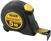 Рулетка 5 м/25 мм STAYER  AUTOLOCK обрезиненный корпус