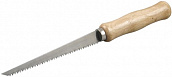 Ножовка выкружная мини с дер. ручкой 160 мм для гипсокартона СТАНДАРТ STAYER