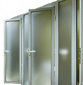 Перегородка из матового стекла